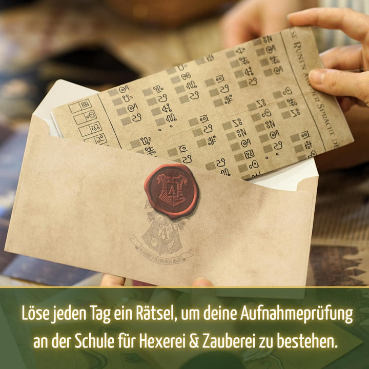 TOPP Zauberhafte Rätselpost: Der inoffizielle Potter-Fan-Adventskalender, Rätsel-Spiel über 24 Tage,