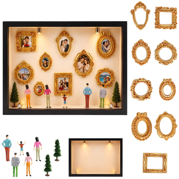 DIY Mini Museum Silhouette Box, DIY Mini Museum Bilderrahmen