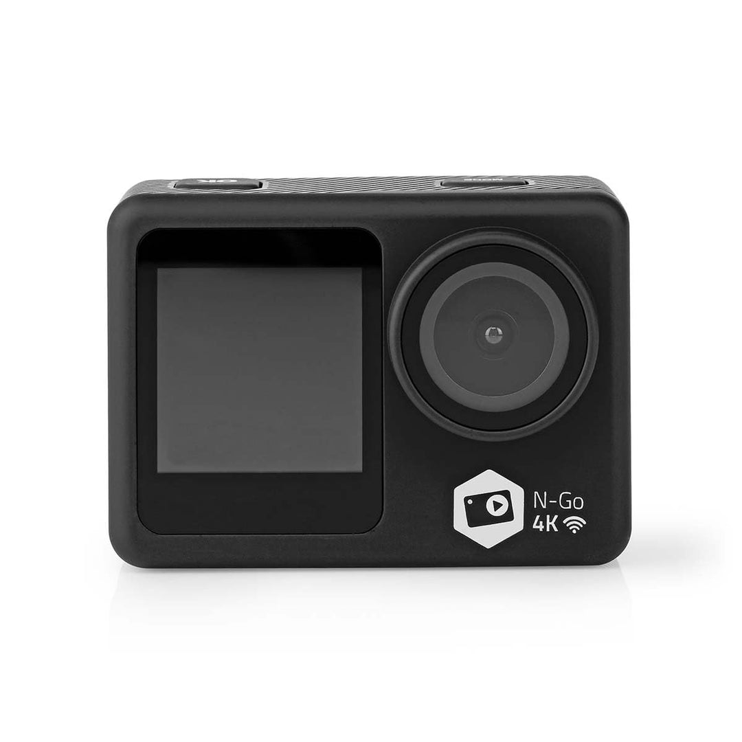 Nedis Action Cam | 4K@30fps | 16 MPixel | Wasserdicht bis: 30.0 m | 90 min | Wi-Fi | App erhältlich