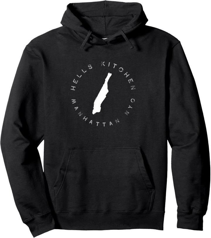 Hell's Kitchen New York NYC Vintage Retro Pullover Hoodie