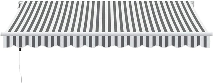 vidaXL Markise Einziehbar, Gelenkarmmarkise Wandmontage, Sonnenmarkise für Garten Terrasse, Balkonma