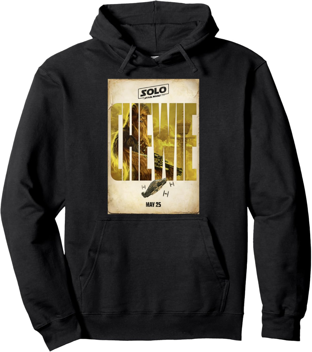 Star Wars Han Solo Chewie Smoke Background Name Poster Pullover Hoodie