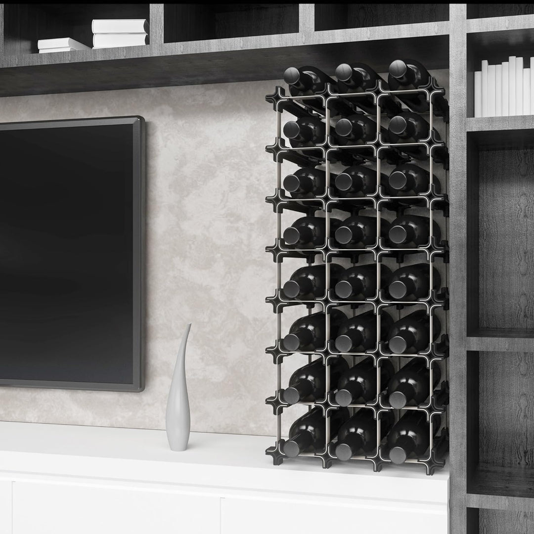 3er Starter Kit - modulares Regalsystem für Weinflaschen - praktisches Flaschenregal flexibel erweit