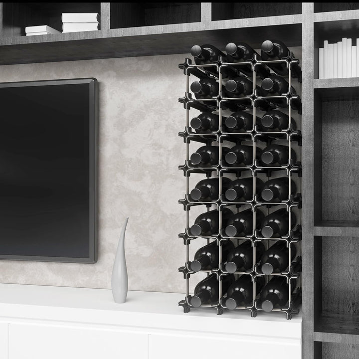 3er Starter Kit - modulares Regalsystem für Weinflaschen - praktisches Flaschenregal flexibel erweit