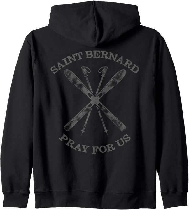 Bernhardiner von Montjoux Schneeski Geschenke Winter Ski Kapuzenjacke