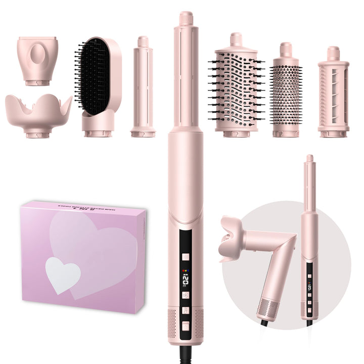 Pro Air styler 8 in 1 Hair Styler set 1400w Airbrush Haarstyler mit 110000 U/Min fön mit diffusor, R