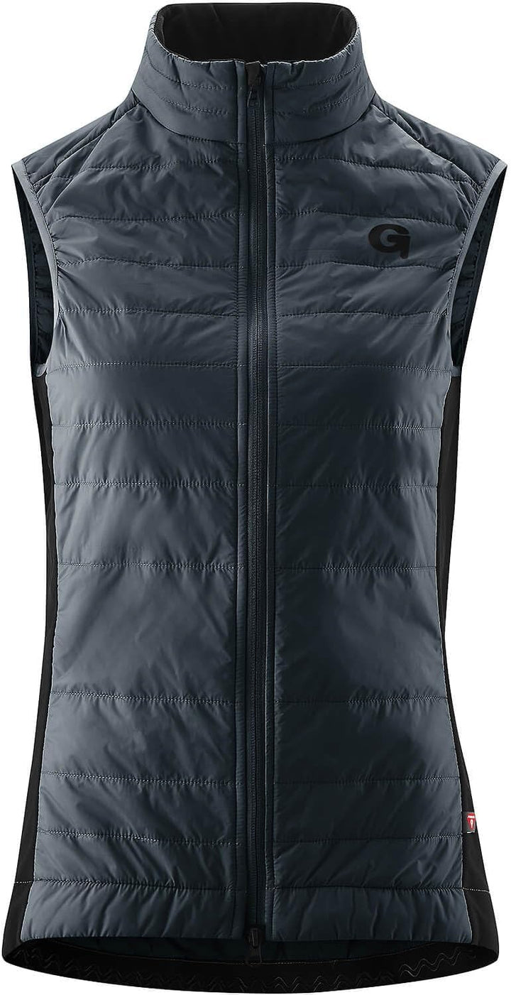 Gonso Damen Sestriere Weste Steppweste Schiefer 38, Schiefer 38