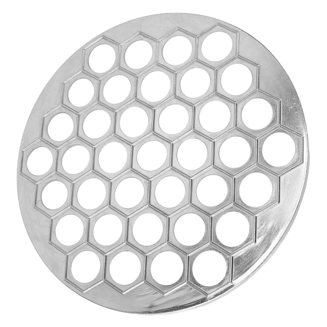 Pelmeni Form, 37 Löcher Russian Dumpling Maker aus Aluminiumlegierung, Silber, Ravioli Maker für DIY