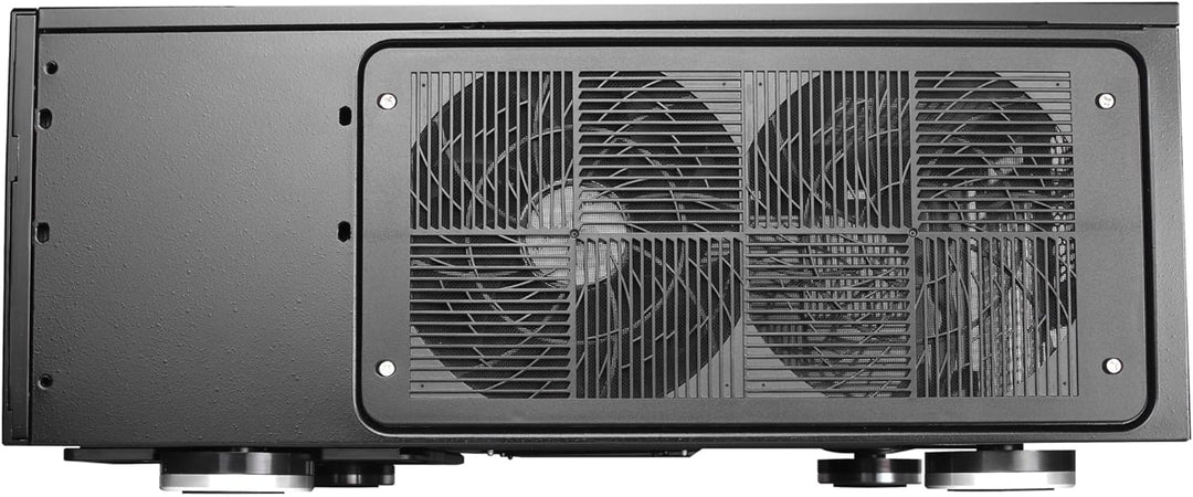 SilverStone Technology SST-GD08B - Grandia HTPC ATX Desktop Gehäuse mit hochleistungsfähigem und ger