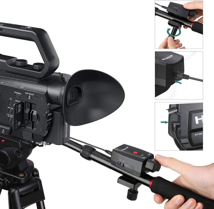 AODELAN Lanc Camcorder-Zoom-Controller, Videokamera, Zoom und Videoaufnahme, Fernbedienung mit 2,5 m