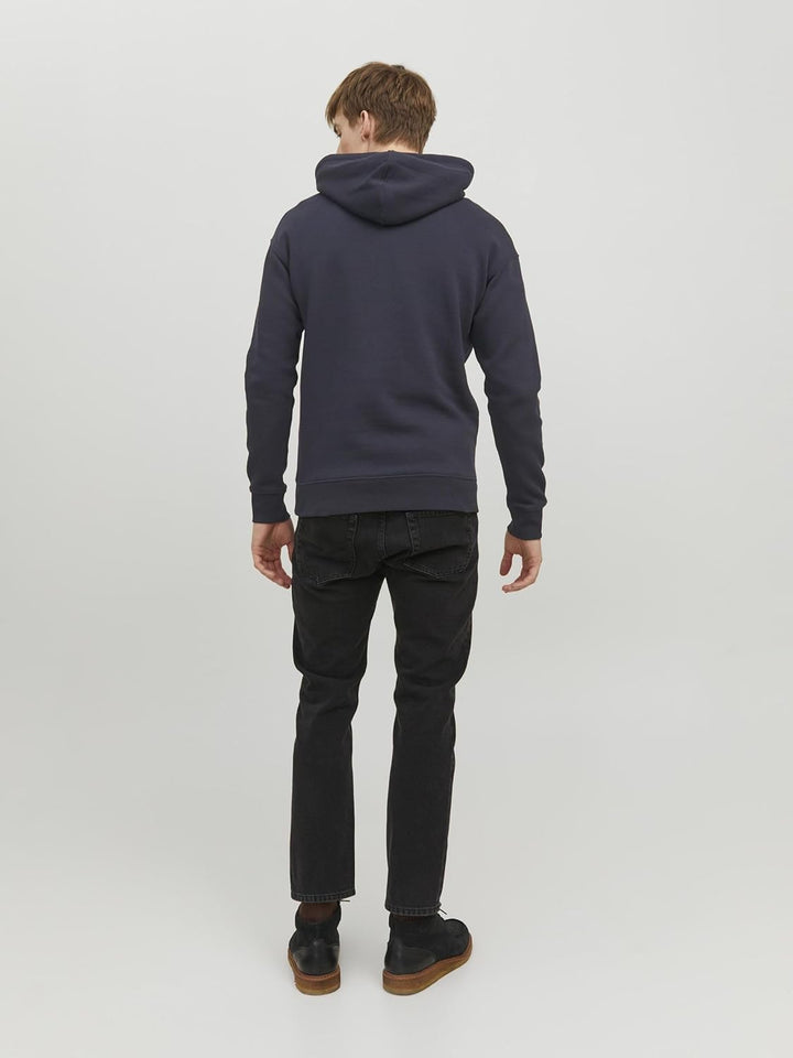 JACK & JONES Herren Hoodie Kapuzenpullover JJESTAR JJ Sweat Hood - Relaxed Fit XS Dark Navy, XS Dark