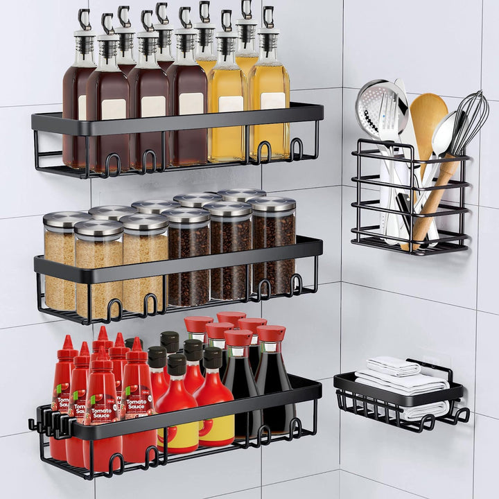 Esteopt Duschablage Ohne Bohren: rostfreie Badezimmer,Shampoo Halterung,Bathroom Organizer Shelf,sel