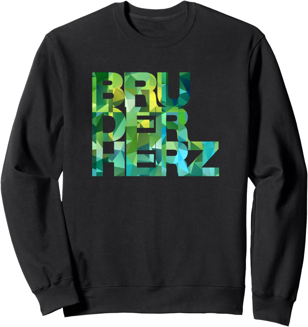 Bestes Geschenk für deinen Bruder. BRUDERHERZ Sweatshirt