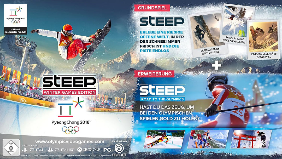 Steep - [AT-PEGI] - Winter Games Edition - [PlayStation 4] PlayStation 4 Winter Games, PlayStation 4
