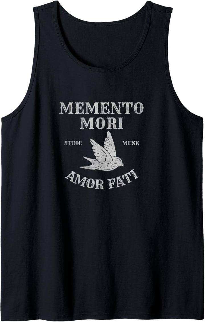 Stoisches Zitat | Amor Fati | Gebrannte Orange Tank Top