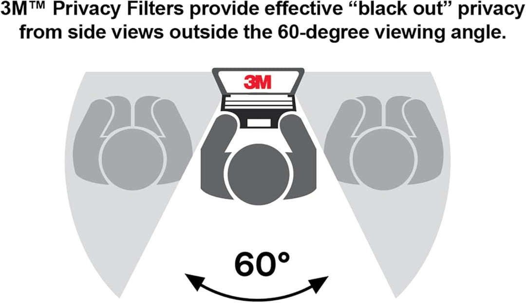 3M PF27.0W Blickschutzfilter Standard für Desktops 68,6 cm Weit (entspricht 27,0"Weit) 16:10, 68,6 c