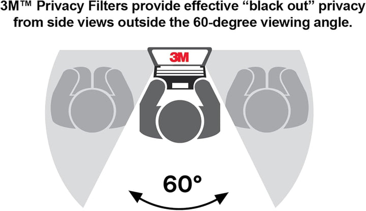 3M PF27.0W Blickschutzfilter Standard für Desktops 68,6 cm Weit (entspricht 27,0"Weit) 16:10, 68,6 c