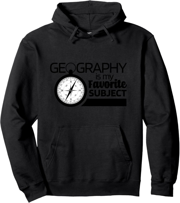 Lustige Geografie ist mein Lieblingsfach Student Travel Design Pullover Hoodie