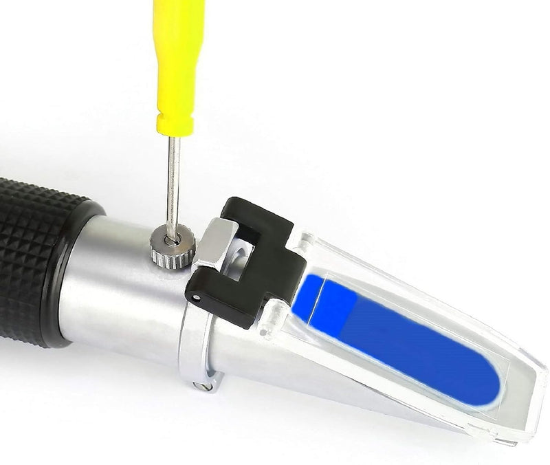 HHTEC Imker Refraktometer Honig 58-90% Brix 10-32% Wasser Feucht Handrefraktometer für Honig Pflanze