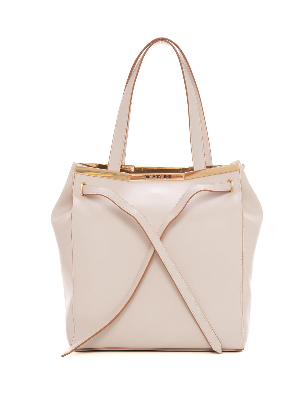 Love Moschino Women's Jc4323pp0gkf0 Shoulder Bag, 30X27X17 Ecru, Ecru