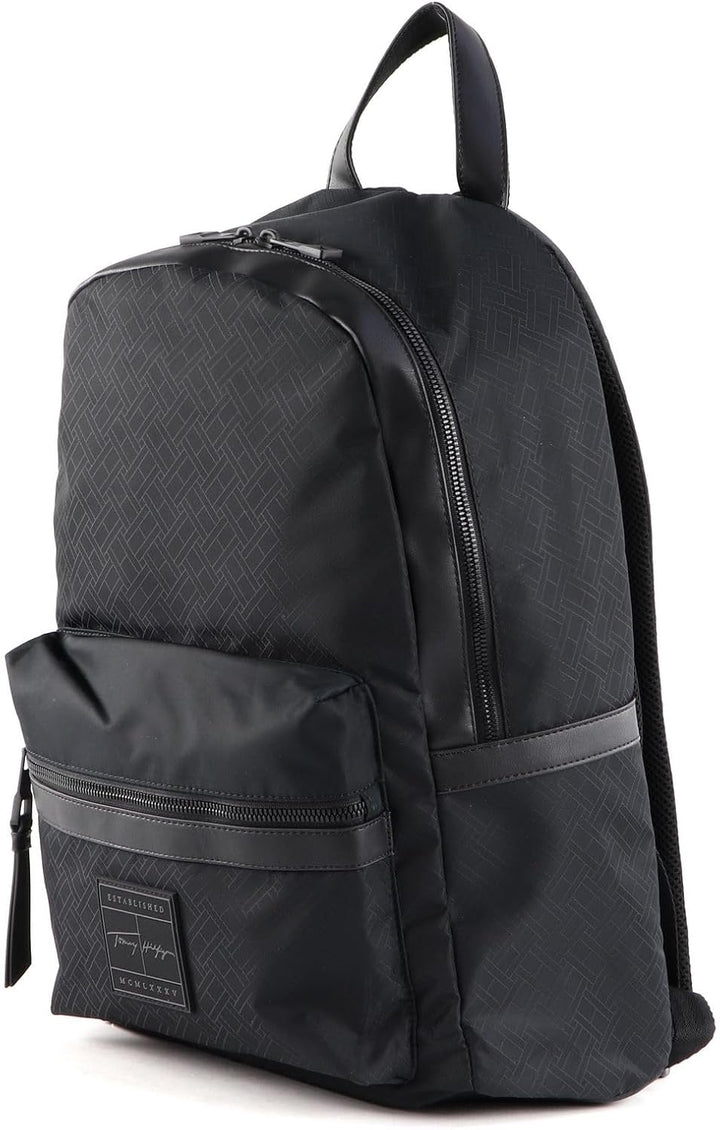Tommy Hilfiger TH Signature Backpack Black Flag Monogram