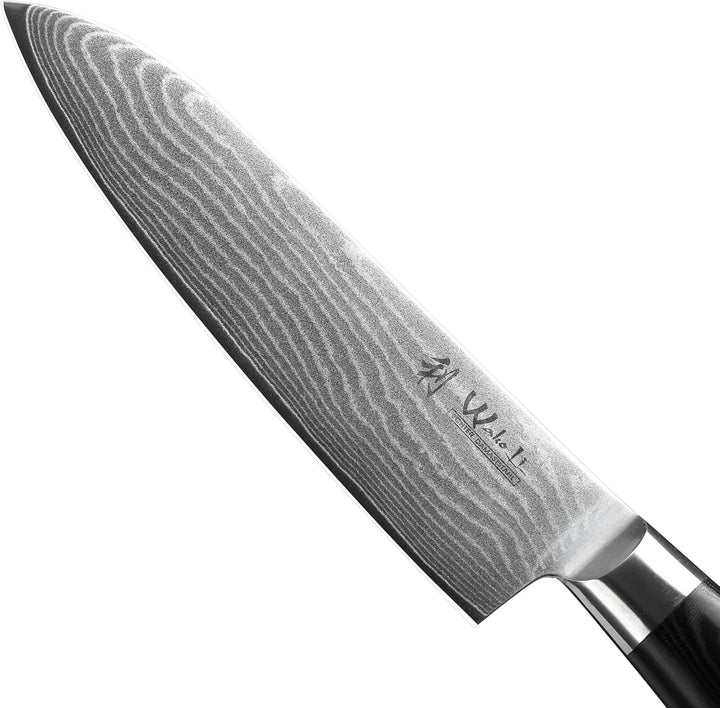 Wakoli 3er Damastmesser-Set mit Klingenlängen von 8,50 bis 17 cm extrem scharf aus 67 Lagen I Hochwe