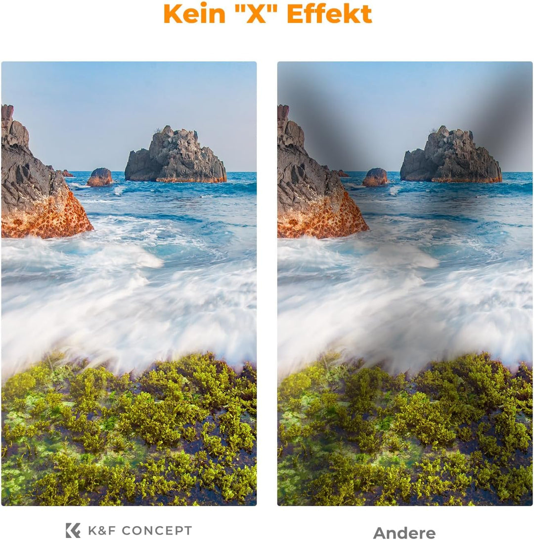 K&amp;F Concept Nano-X Magnetischer ND Filter 67mm Variabler Graufilter ND2-32 (1-5 Stop) Neutral Graufi