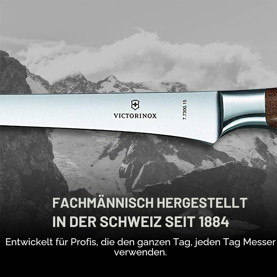 Victorinox, Grand Maître, Profi Ausbeinmesser, Extra Scharfe Klinge, gerader Schliff, 15 cm, Edler H