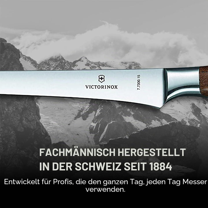 Victorinox, Grand Maître, Profi Ausbeinmesser, Extra Scharfe Klinge, gerader Schliff, 15 cm, Edler H