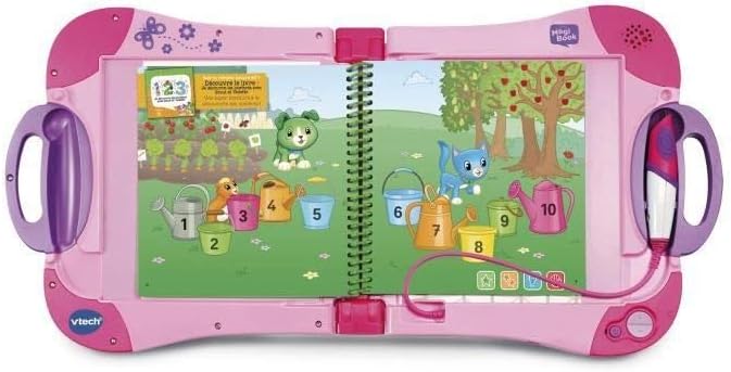 VTech – 602155 – MagiBook Starter Pack, Rosa (französischsprachig), Rosa