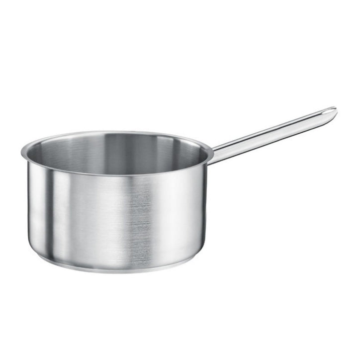 Stieltopf Durchmesser: 16 cm Höhe: 11 cm Fassungsvermögen: 2,2 l | Edelstahl 18/10 | Wandstärke 1 mm