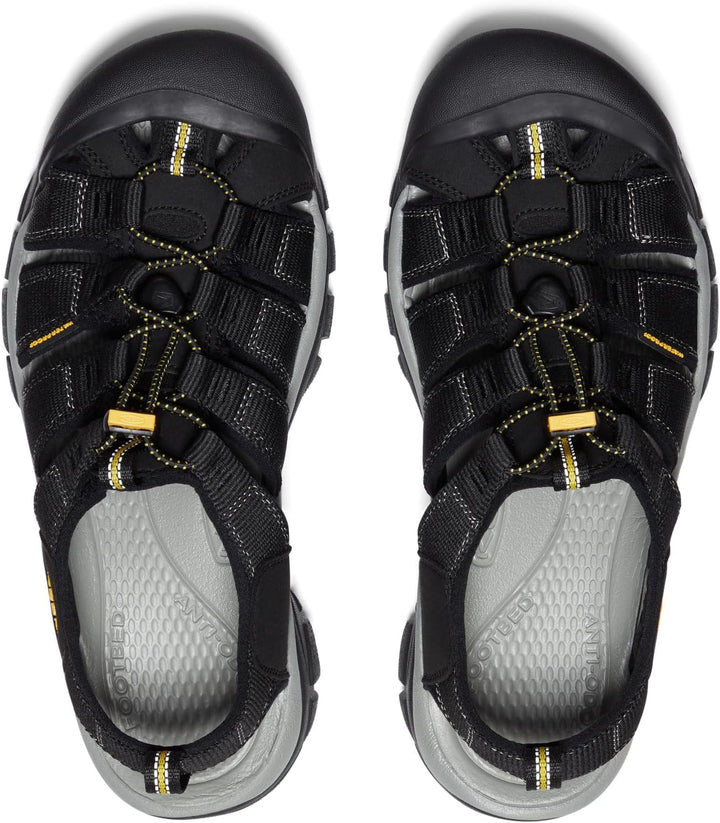 Keen Herren Newport H2 Sandale 43 EU Schwarz, 43 EU Schwarz