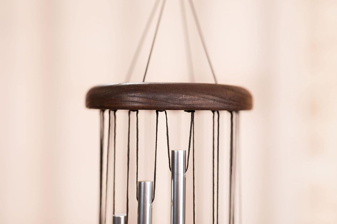 Sonic Energy Spiral Chime – Windspiel in Spiralenform mit 16 Klangstäben – für Garten u. Entspannung