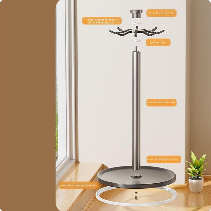 Generisch Drehbarer Utensilienhalter, Flexible Platzierung, 21,7 X 44,5cm, Grey, Organizer Für Kochu