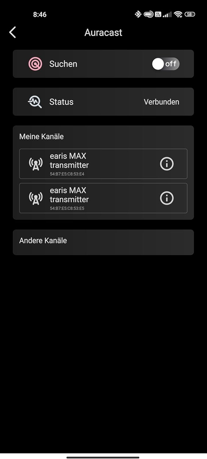 Humantechnik Bluetooth-Kopfhörer earisMAX, Bluetooth AURACAST™ Broadcast Audio