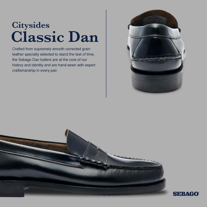 Sebago Classic Dan, Mocassins (Loafer) Homme, Schwarz Black 902