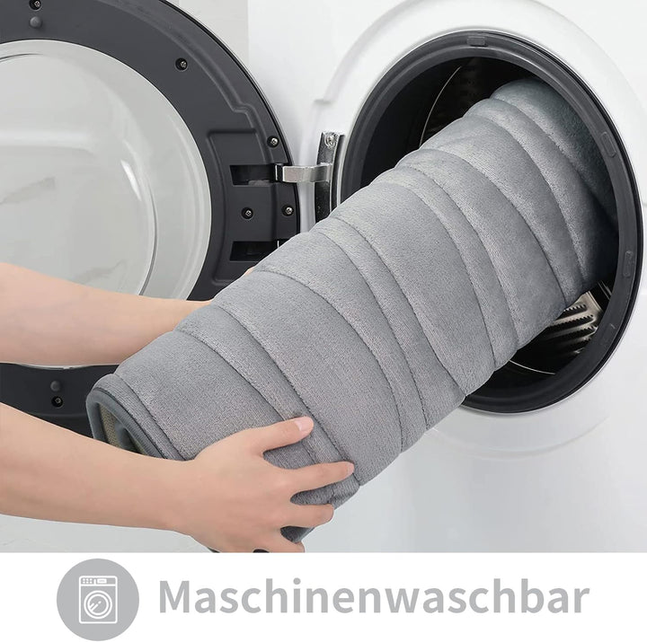 Homaxy Badematten Set 2 teilig Memory Foam Saugfähige Badteppich Set rutschfeste Waschbar Badvorlege