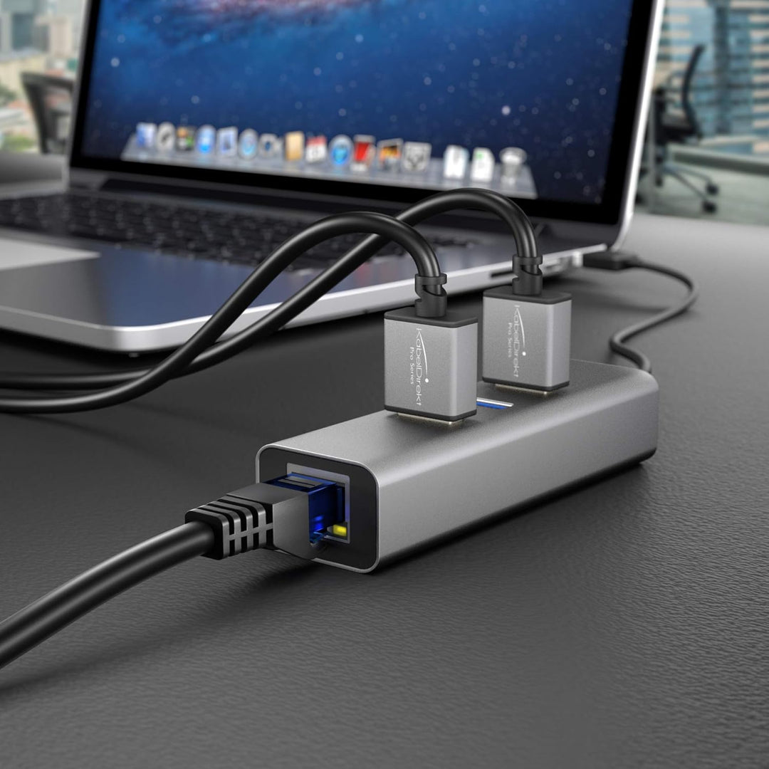 KabelDirekt – LAN-/Netzwerkkabel 10er-Set – 15m – Gigabit, RJ45, Schwarz | 10er-Set Ethernet-/Patchk