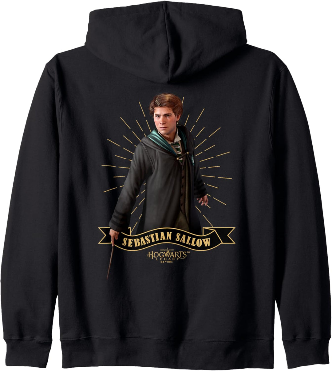 Harry Potter Hogwarts Legacy Sebastian Sallow Slytherin Kapuzenjacke