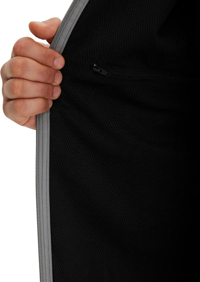 Morgenstern Softshelljacke Regenjacke Herren Wasserabweisend Atmungsaktiv L Grau, L Grau