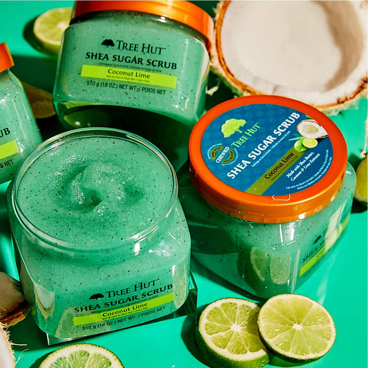 Tree Hut S0571258 Shea Sugar Körperpeeling, mehrfarbig, 510 g Parfümfrei. 510.29 g (1er Pack), Parfü
