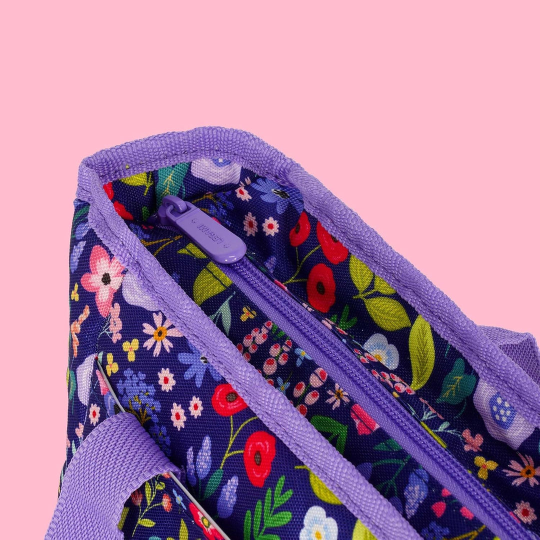 LEGAMI - Lunchbag Flowers, Isolierte Tasche für das Mittagessen, Geräumige Lunchbox 10,8 Liter, Vers
