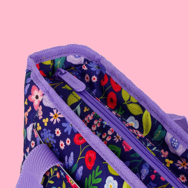 LEGAMI - Lunchbag Flowers, Isolierte Tasche für das Mittagessen, Geräumige Lunchbox 10,8 Liter, Vers