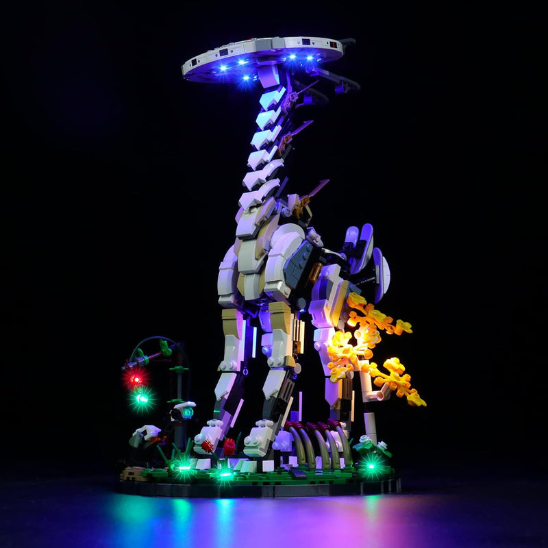 BrickBling LED-Beleuchtungsset für Lego Horizon Forbidden West Tall Neck Fernbedienung Dekorations B