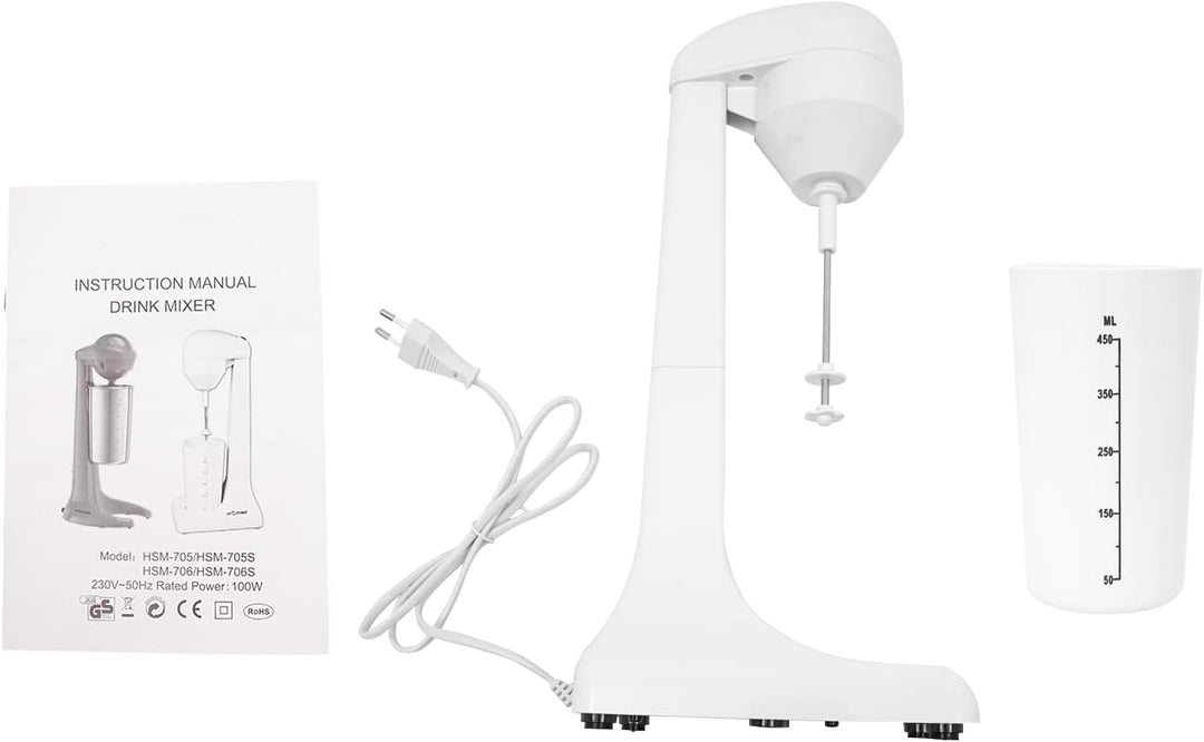 Standmixer, mit Zwei Gänge, 500ml Mixbehälter, Mini Smoothie Maker, Blender elektrisch, Küchenmixer,