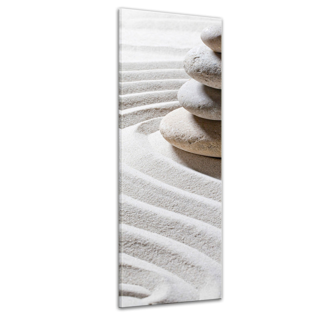 Bilderdepot24 Bild auf Leinwand | Relaxing in 40x120 cm als Panorama Wandbild XXL | Wand-deko Dekora