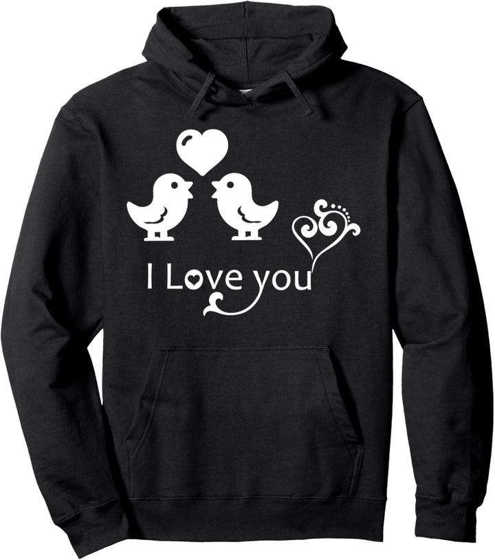 I Love You - Valentine's Day Pullover Hoodie