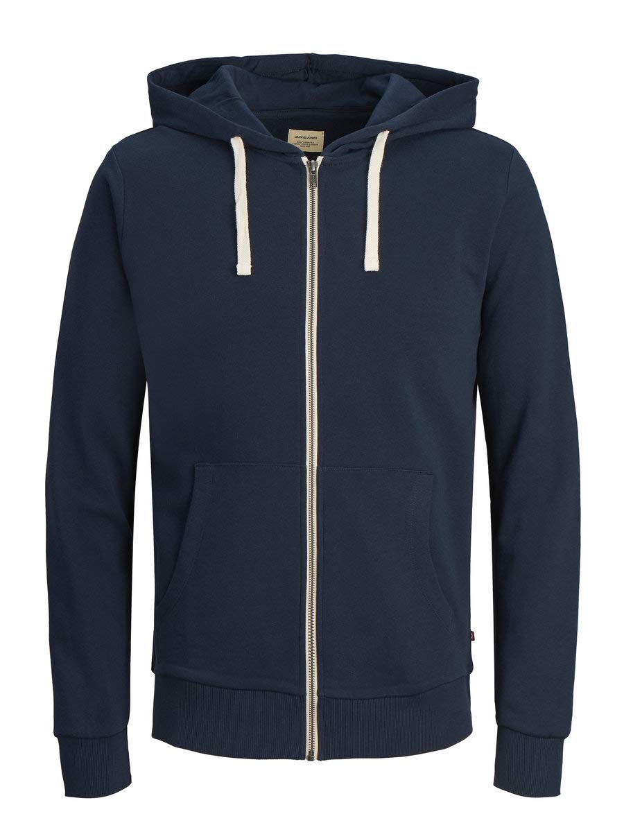 Jack & Jones Hoody Herren mit Kapuze L Blau (Navy Blazer Fit: Reg Fit), L Blau (Navy Blazer Fit: Reg