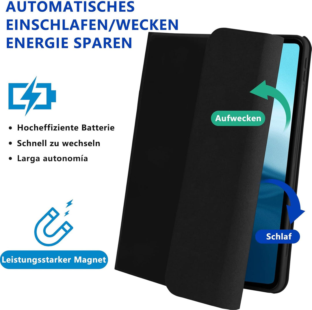 Tastatur Hülle für iPad Air 11"(M2) 2024/iPad Air 5 Gen 2022/iPad Air 4 Gen 2020 10.9&