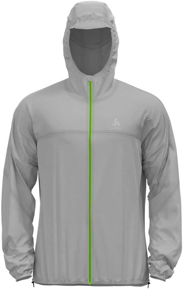 Odlo Herren Jacket Zeroweight Waterproof Jacket XL odlo silver grey - lounge lizard, XL odlo silver